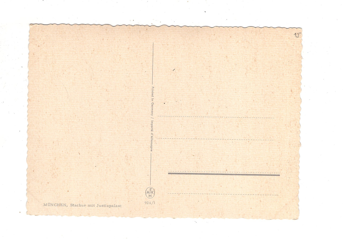 Ansichtskarte München / Stachus mit Justizpalast / I1-67