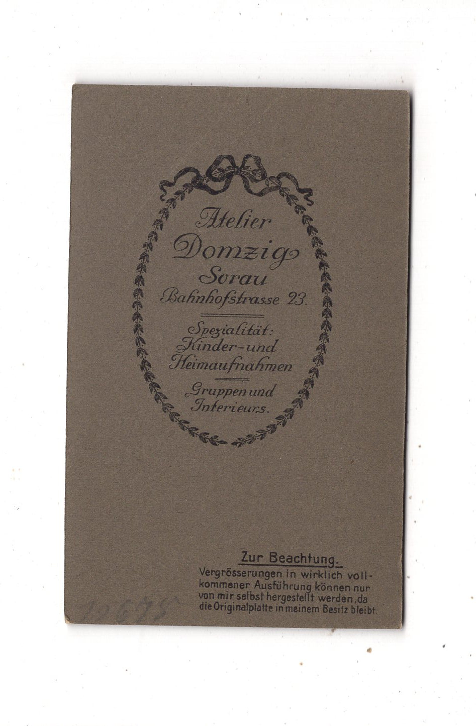 Fotografie Feine Jungen - Sorau Żary um 1910