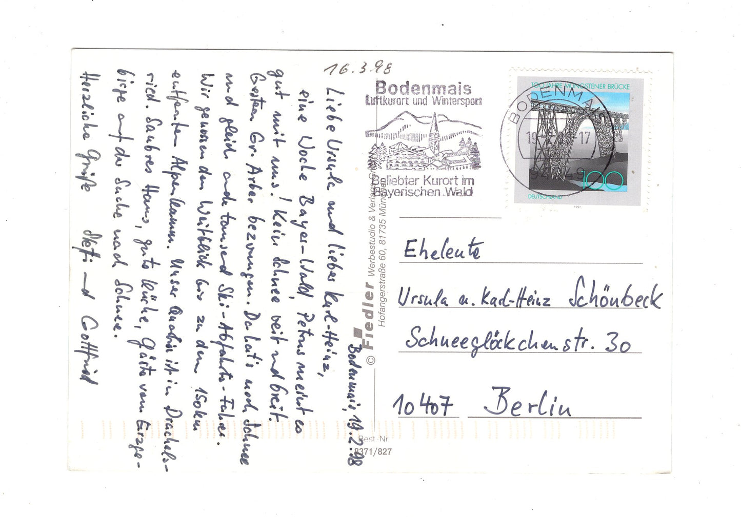 Ansichtskarte Rund um den Arber / Lohberg / Rabenstein +++