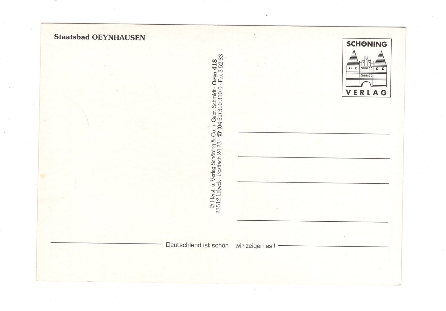 Ansichtskarte Bad Oeynhausen / Nordrhein-Westfalen