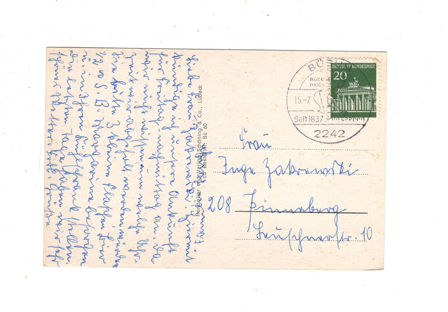 Ansichtskarte Nordseeheilbad Büsum / J1-66