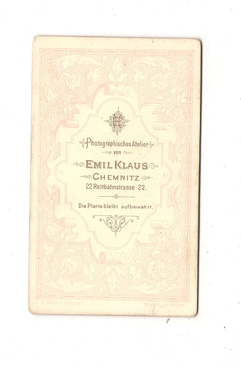 Fotografie Feiner Junge - Chemnitz 1880er / CDV M1-26