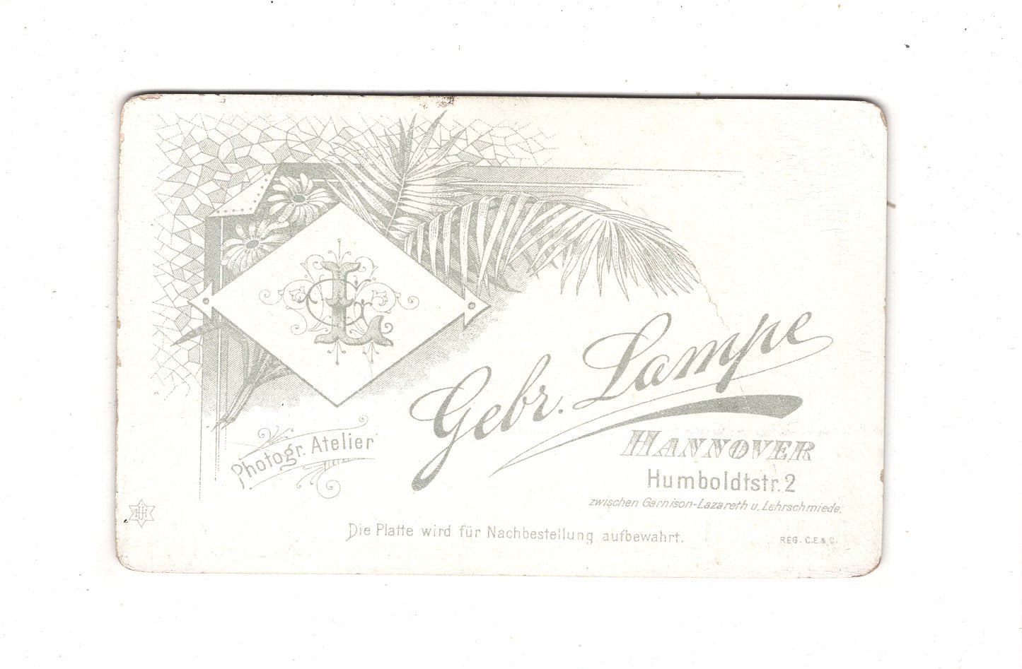 Fotografie Soldat Regiment 73 - Hannover 1890er / CDV M1-06