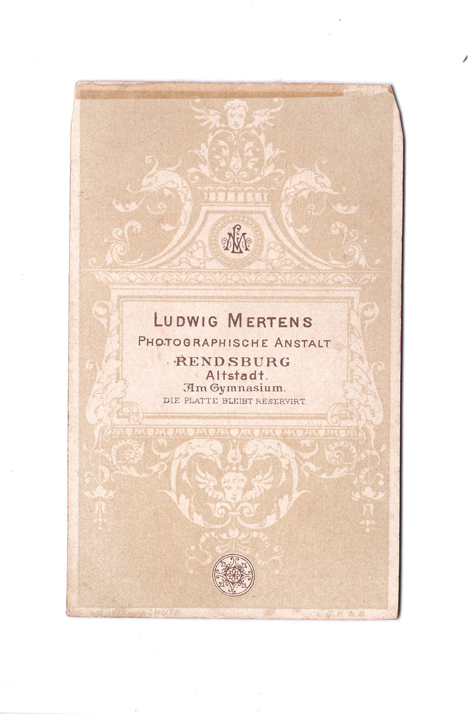 Fotografie Soldat / Soldatenportrait - Rendsburg 1880er