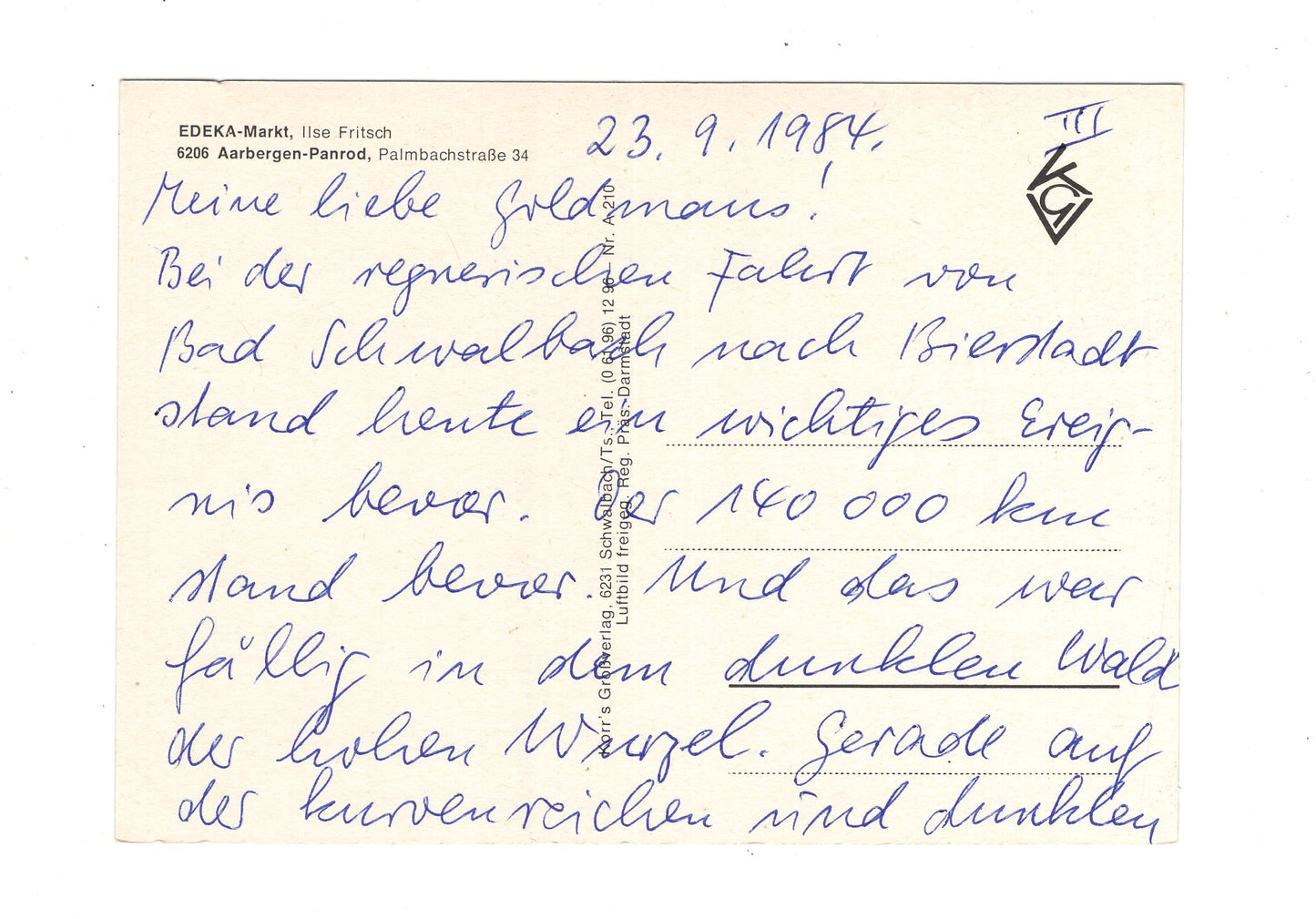 Ansichtskarte Aarbergen-Panrod