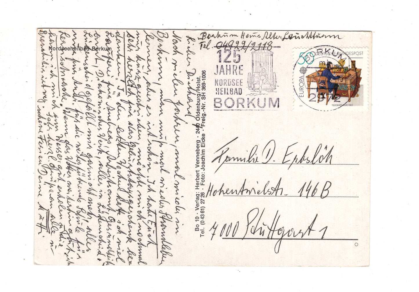 Ansichtskarte Nordseeheilbad Borkum / J1-66