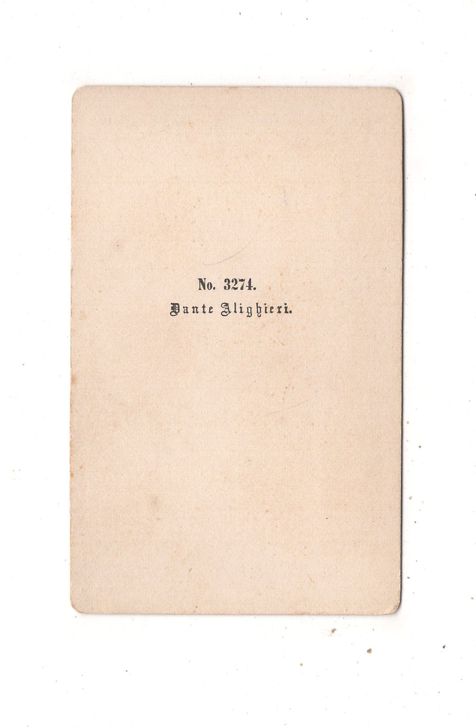 Fotografie Kunst / Dante Alighieri - 1870er