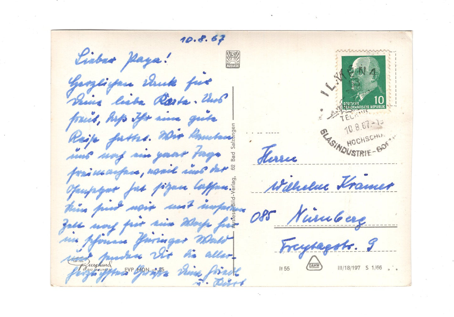 Ansichtskarte Ilmtal / Thüringer Wald