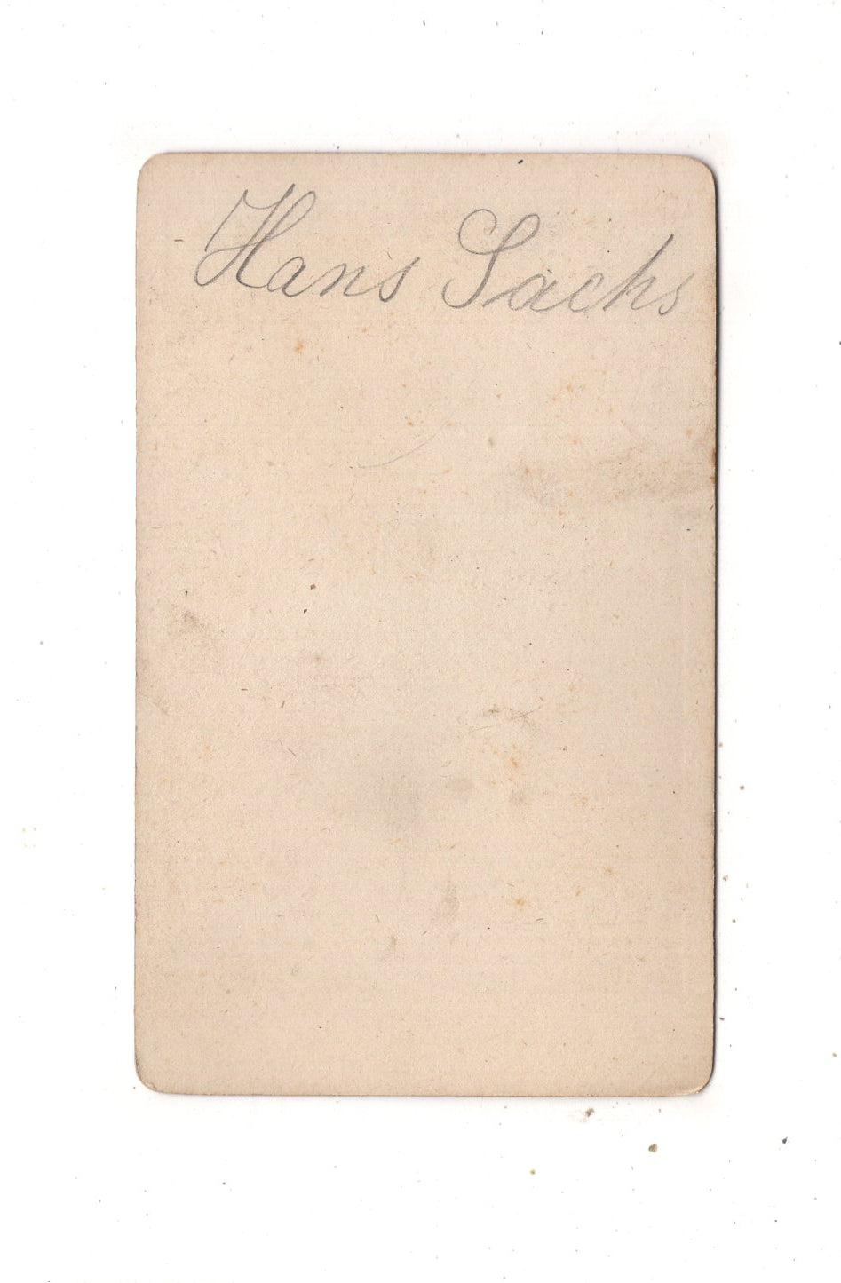 Fotografie Kunst / Hans Sachs - 1870er