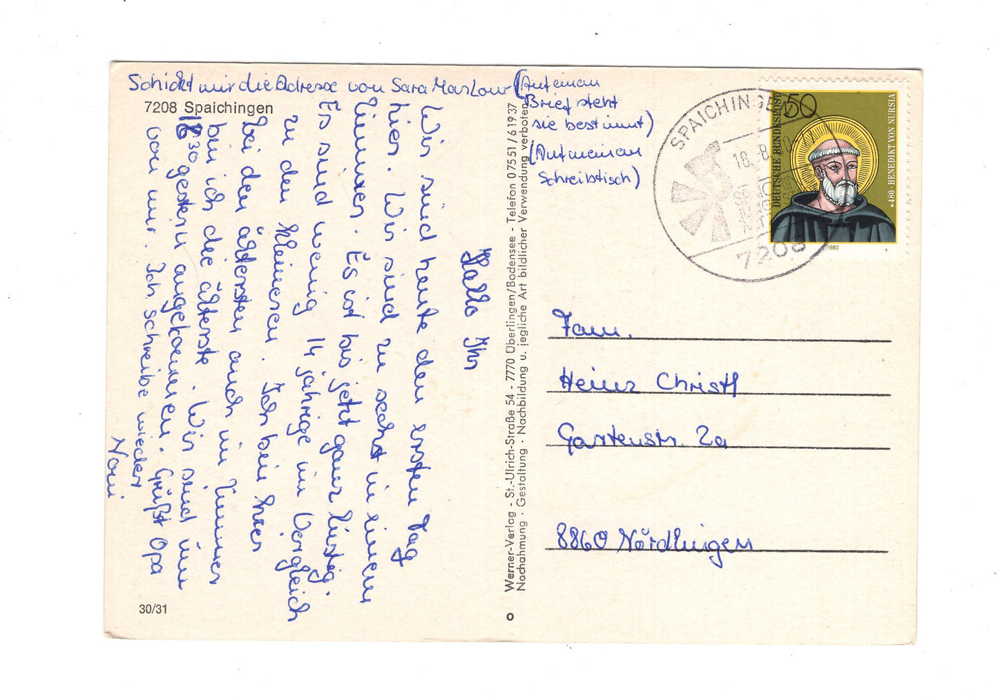 Ansichtskarte Spaichingen