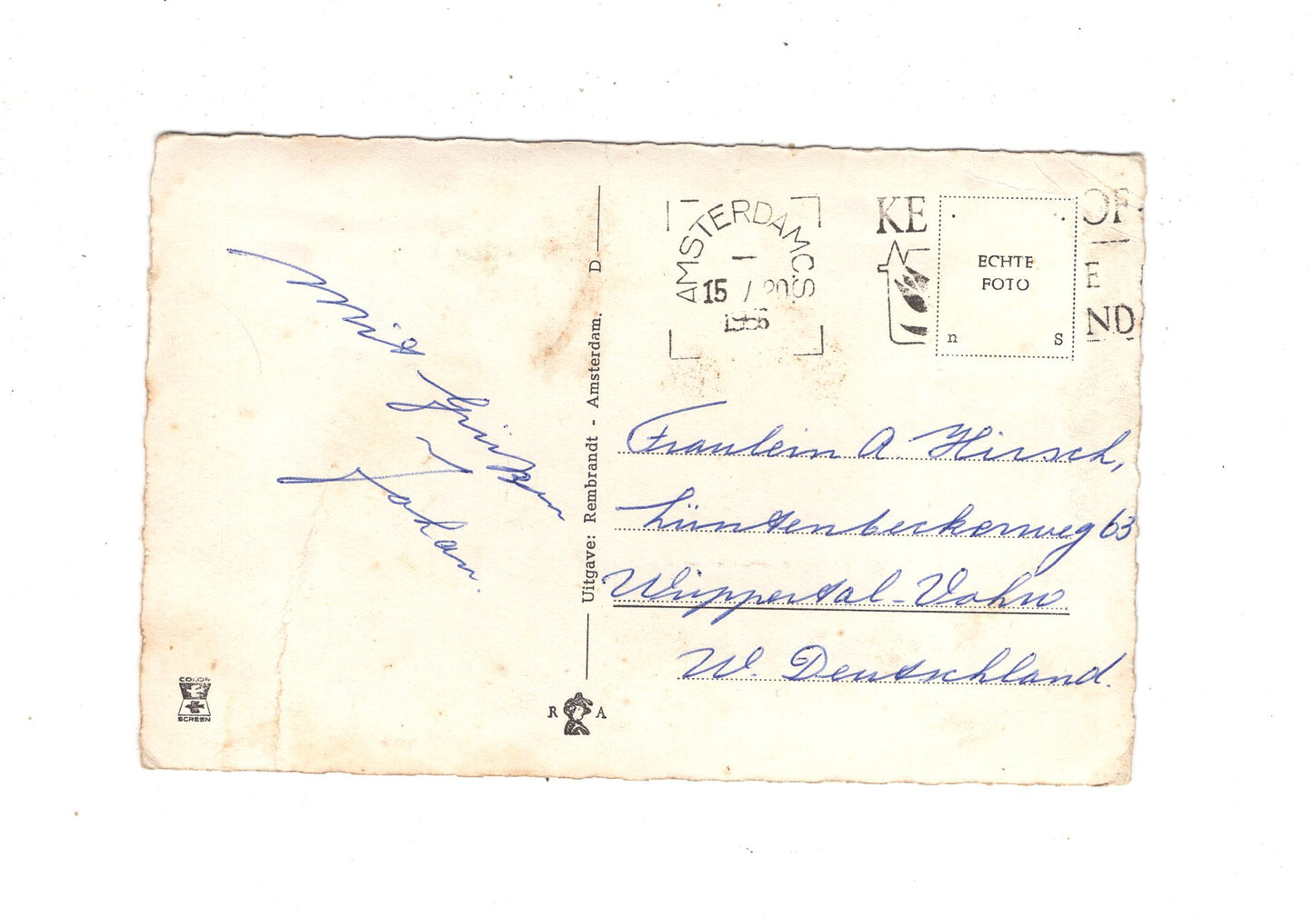 Ansichtskarte Amsterdam / Niederlande / M1-69