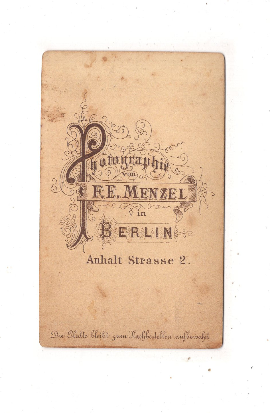 Fotografie Feine Dame - Berlin 1870er