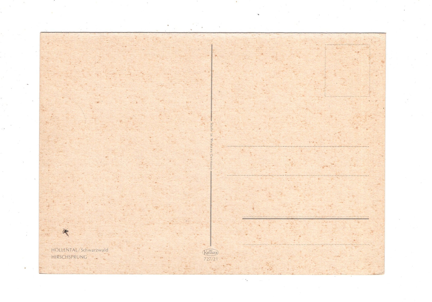 Ansichtskarte Höllental / Schwarzwald / Hirschsprung / K1-58