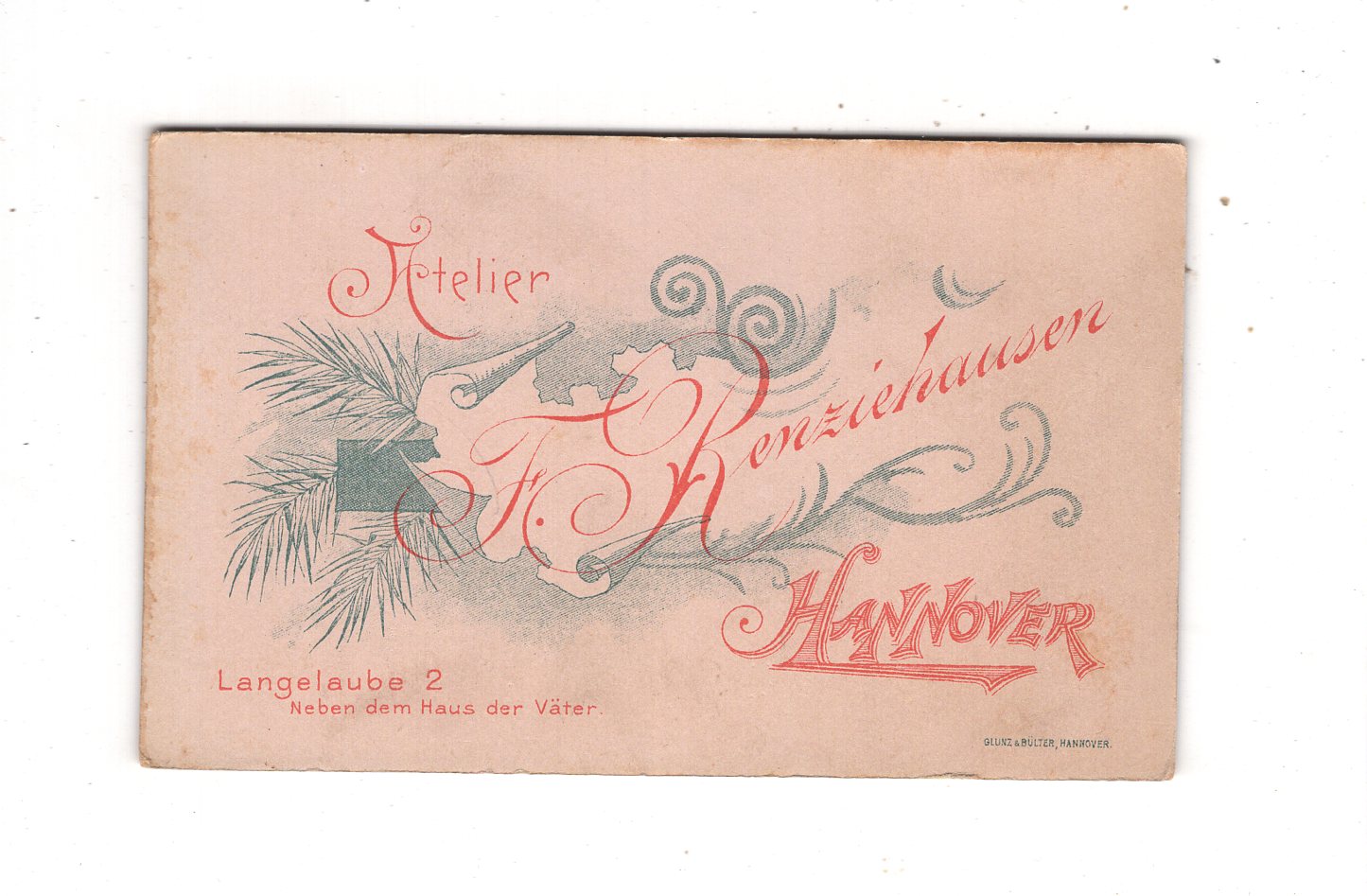 Fotografie Feine Dame - Hannover um 1900