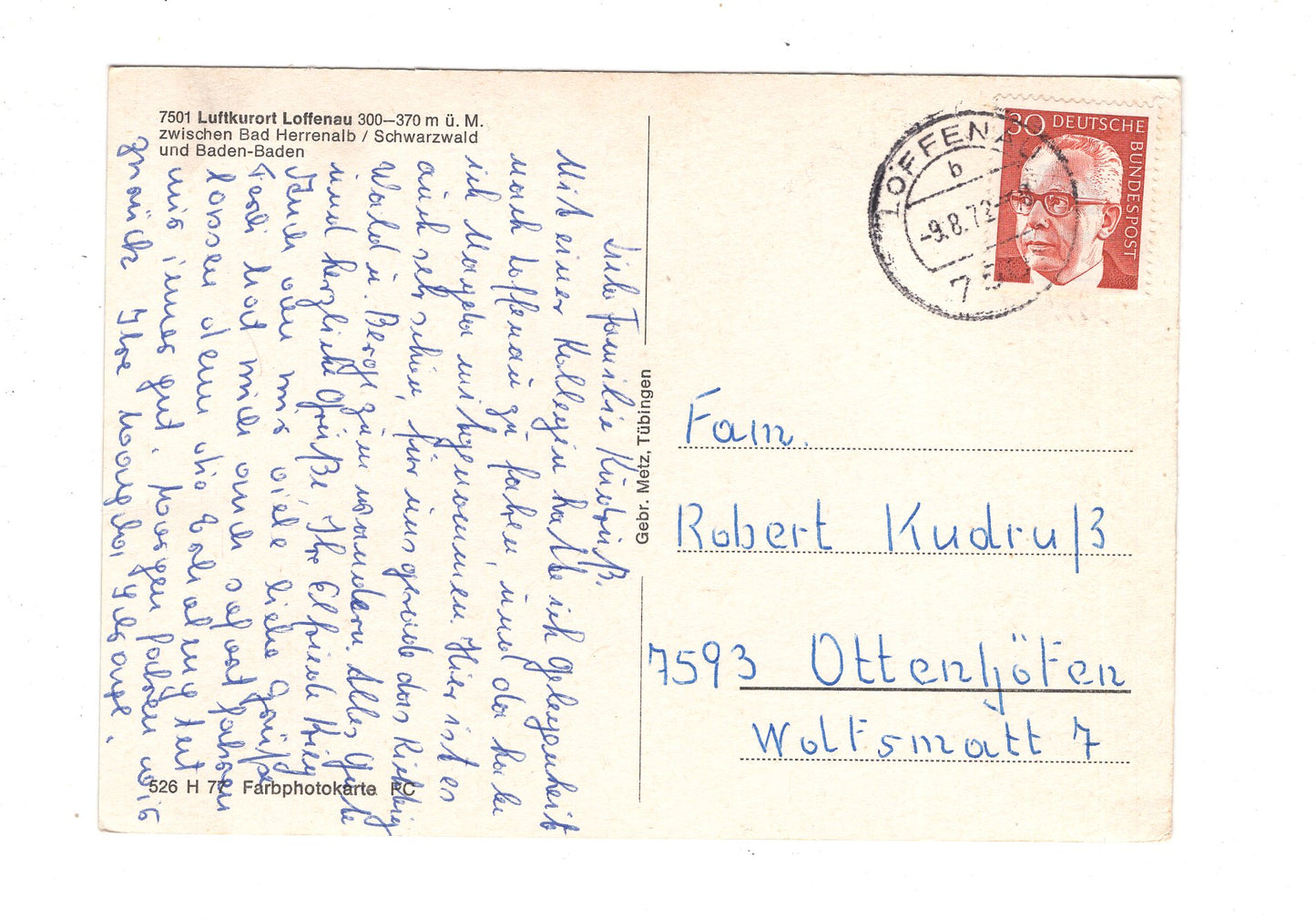 Ansichtskarte Luftkurort Loffenau / K1-58