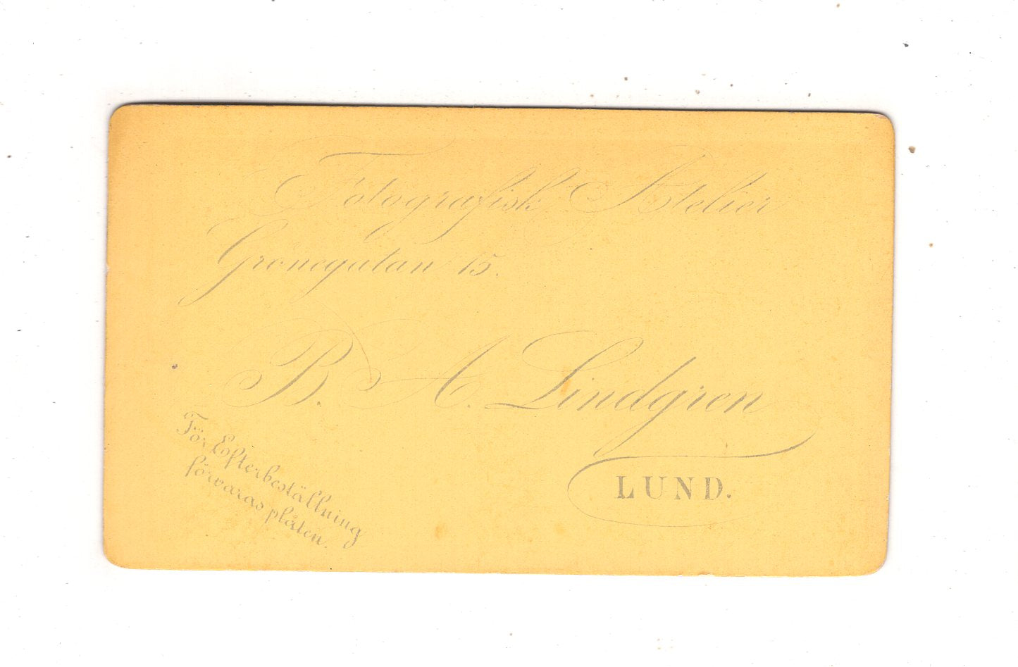 Fotografie Feine Dame - Lund 1870er