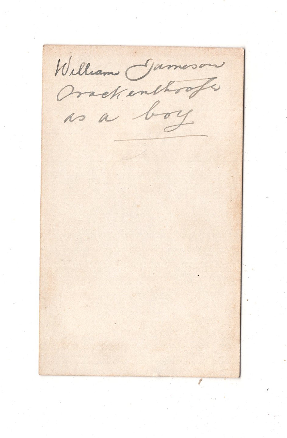 Fotografie Feiner Junge / benannt - unbekannter Ort 1860er / CDV M1-26