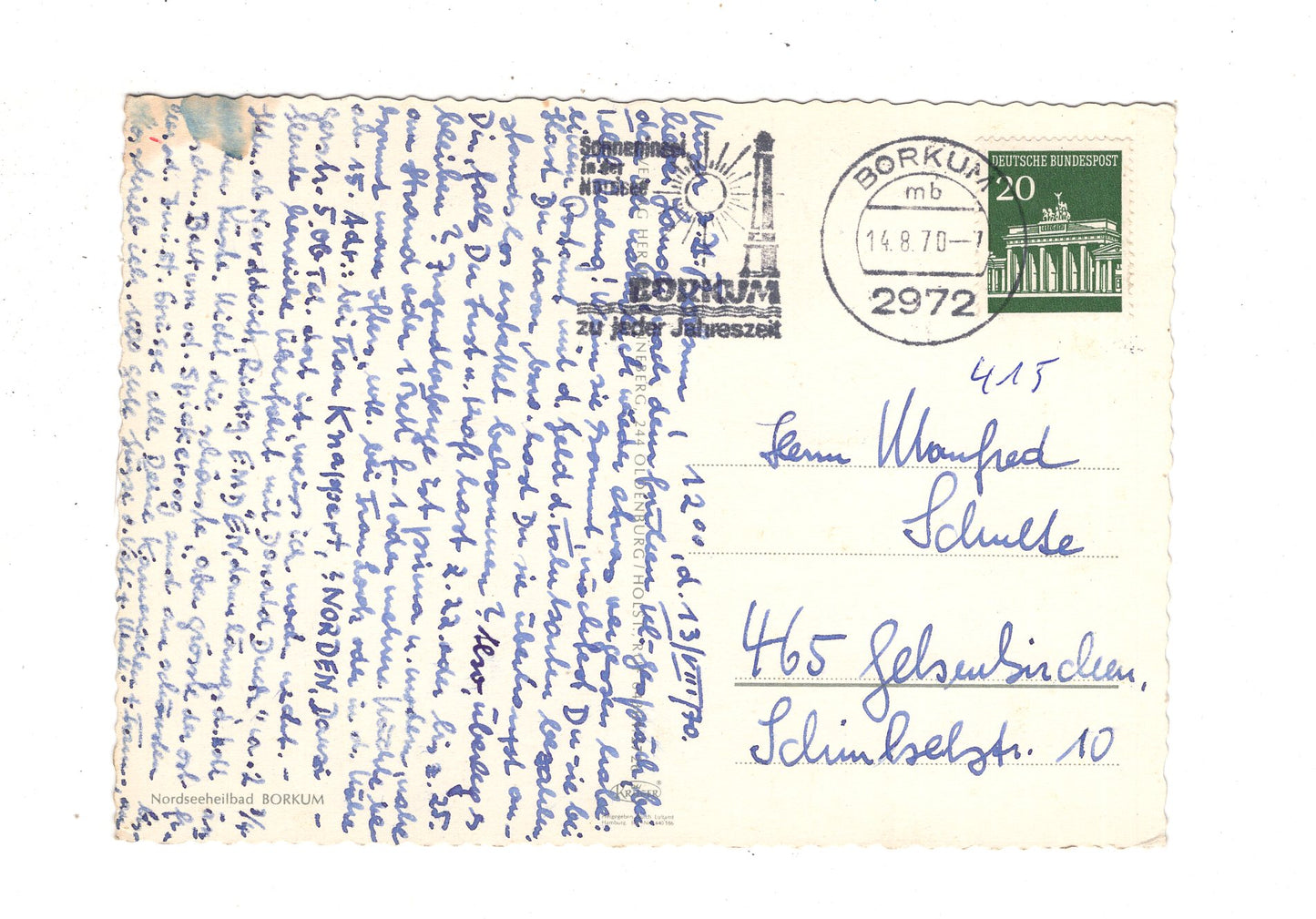 Ansichtskarte Nordseeheilbad Borkum / J1-66