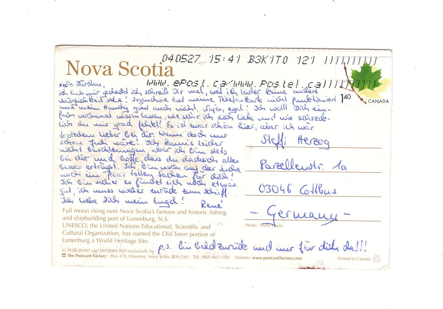 Ansichtskarte Lunenburg / Nova Scotia / Kanada