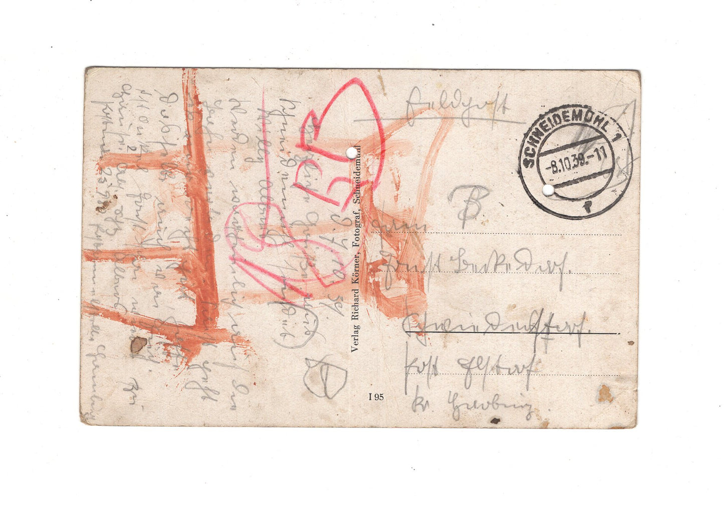 Ansichtskarte / Feldpost / Küddowtal Motylewo - Schneidemühl 1939