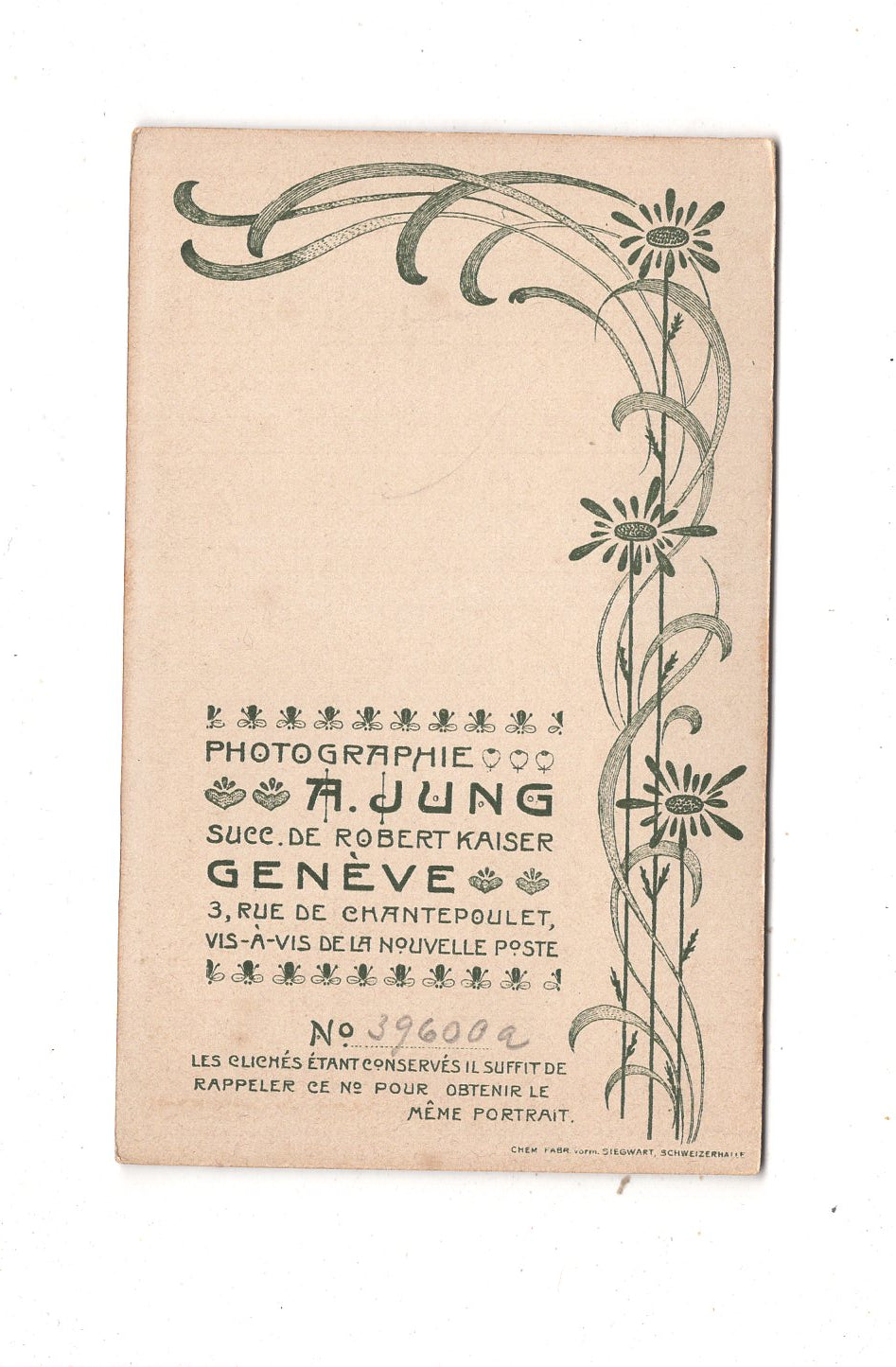 Fotografie Schönes Kinderbild / Baby - Geneve Genf 1900er / CDV N1-09