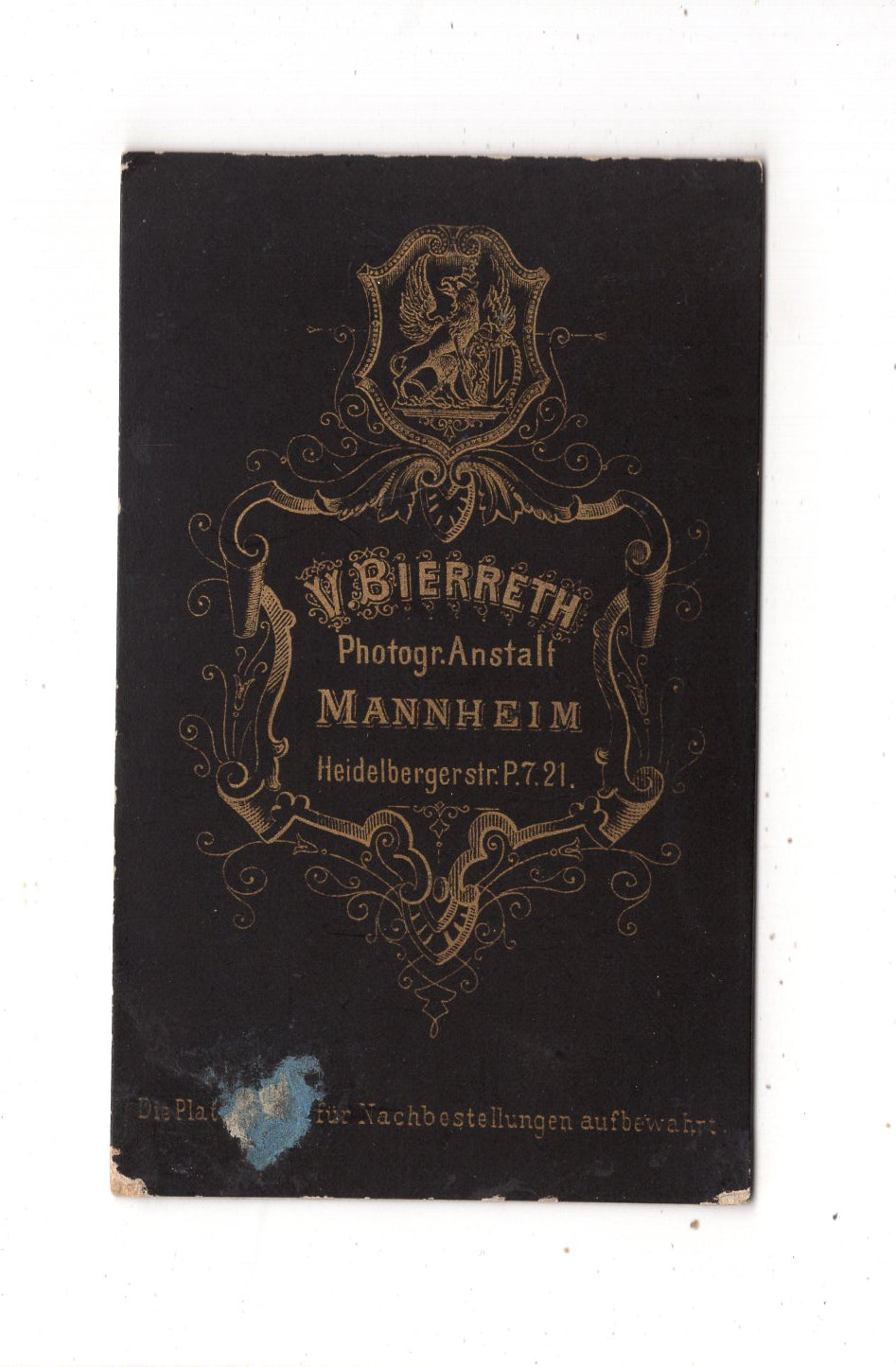 Fotografie Feine Dame - Mannheim um 1880