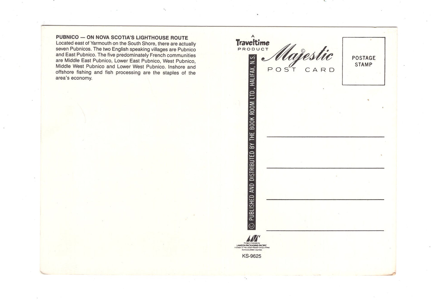 Ansichtskarte Pubnico / Nova Scotia / Kanada