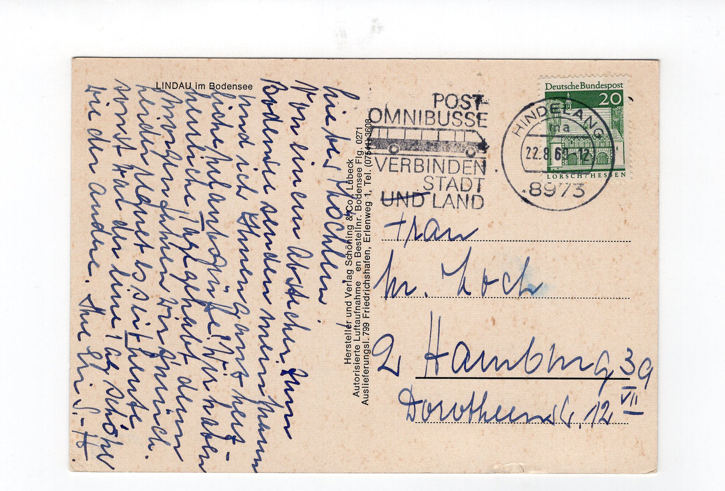 Ansichtskarte Lindau im Bodensee