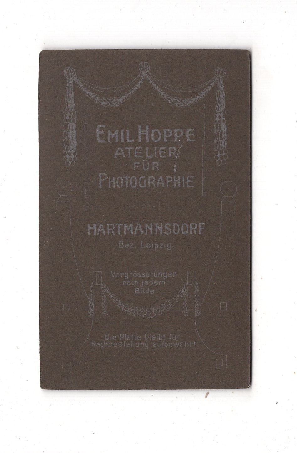 Fotografie Schönes Kinderbild / Baby - Hartmannsdorf 1900er / CDV N1-09