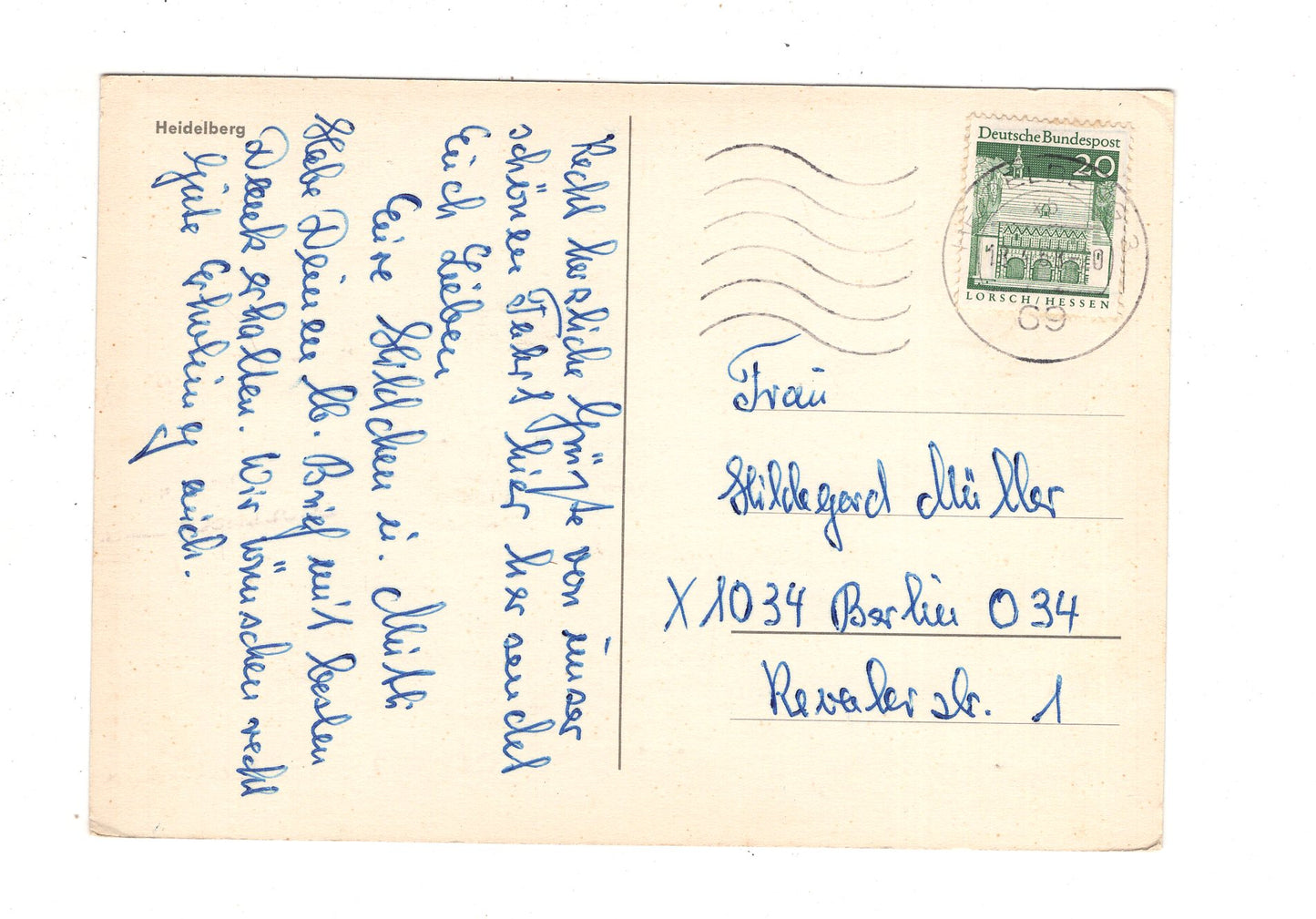 Ansichtskarte Heidelberg / I1-68