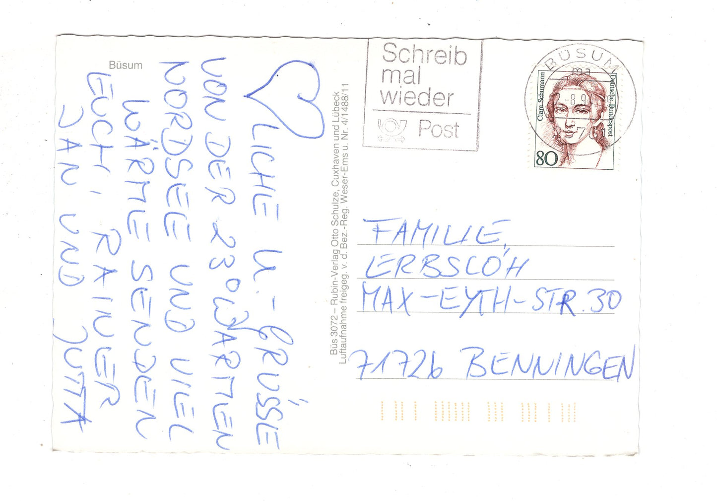 Ansichtskarte Nordseeheilbad Büsum / J1-66