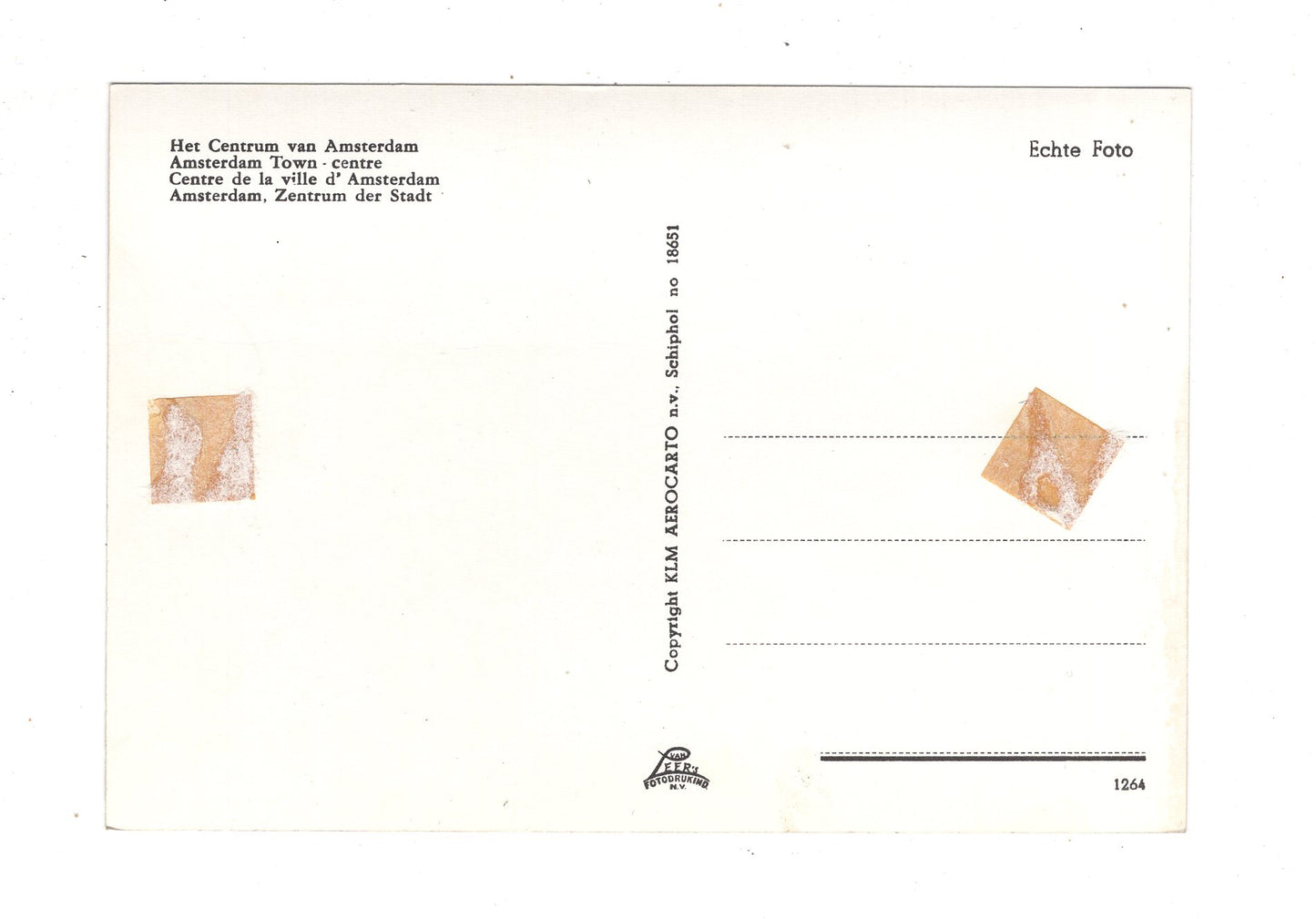 Ansichtskarte Amsterdam / Zentrum / Niederlande / M1-69