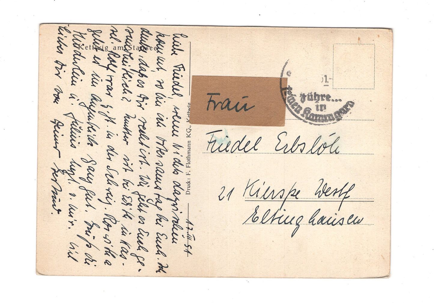 Ansichtskarte Kettwig am Stausee