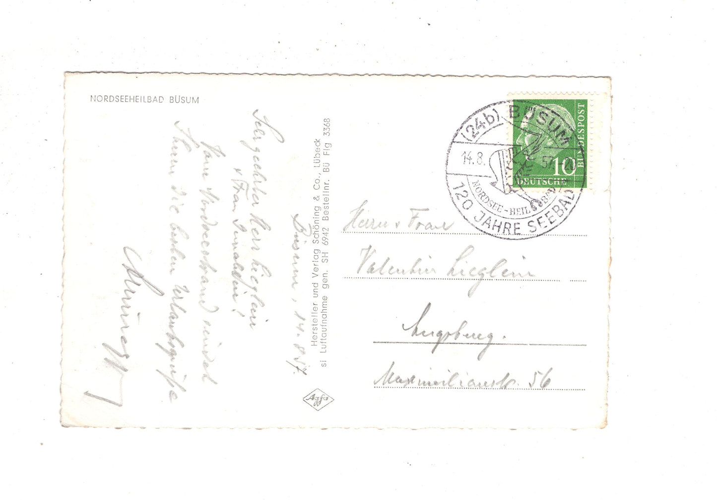 Ansichtskarte Nordseeheilbad Büsum / J1-66