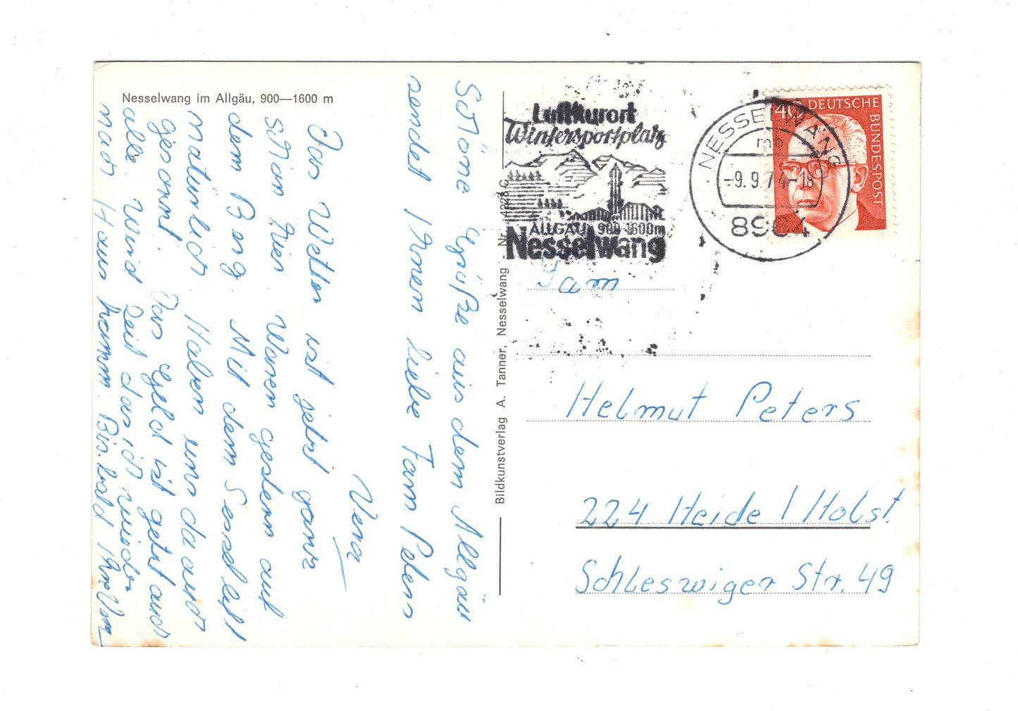 Ansichtskarte Nesselwang im Allgäu / H1-55