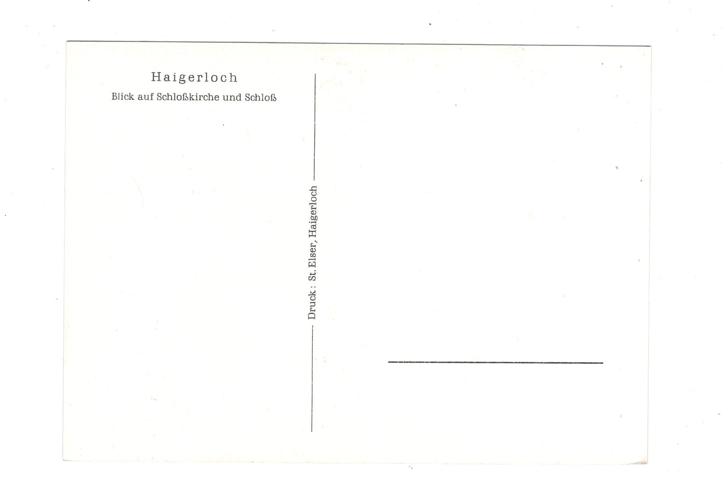 Ansichtskarte Haigerloch / Blick auf Schlosskirche und Schloss
