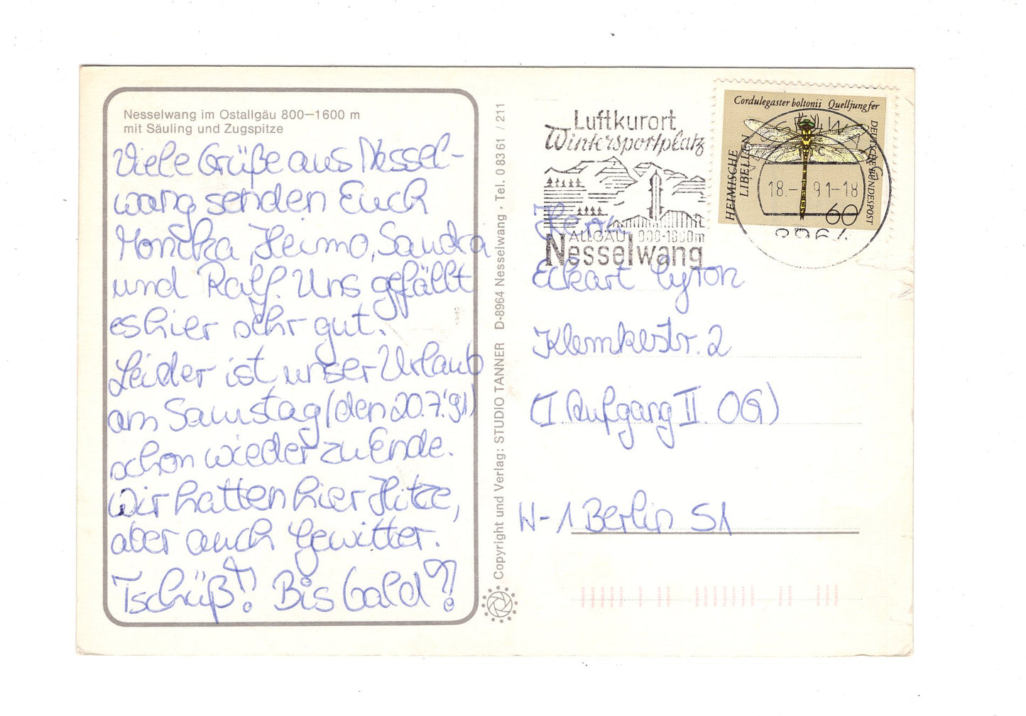 Ansichtskarte Nesselwang im Ostallgäu / H1-55