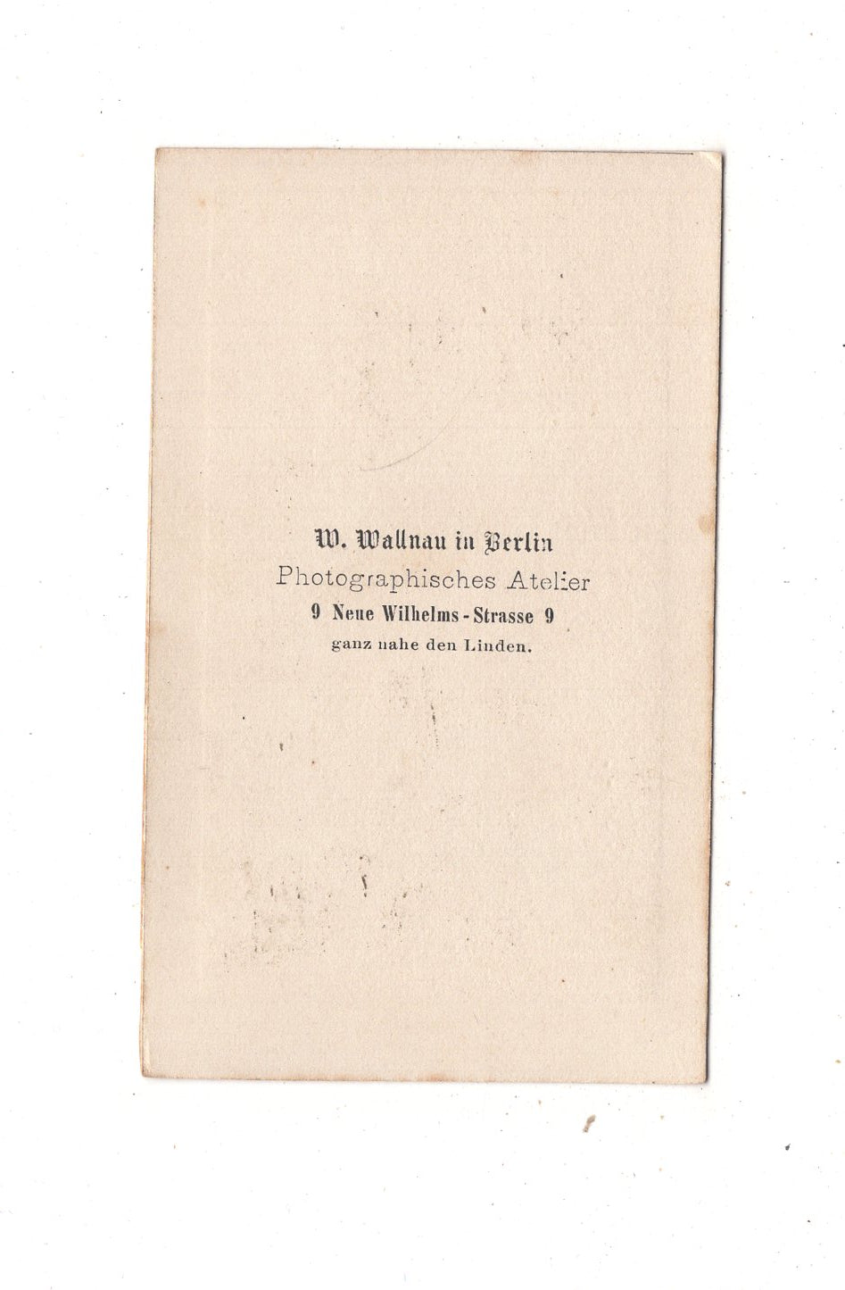 Fotografie Soldat - Berlin 1860er / CDV M1-07