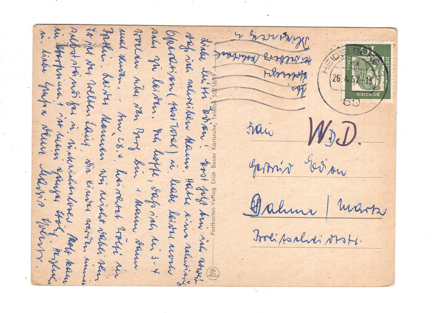 Ansichtskarte Heidelberg / Schloss / I1-68