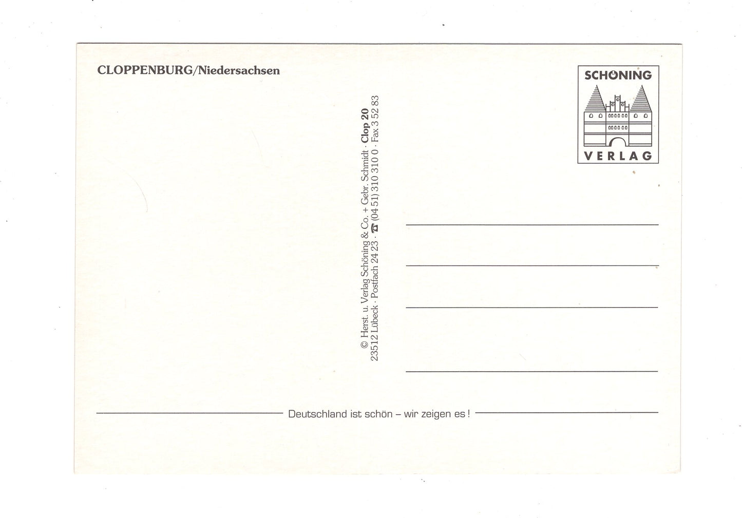 Ansichtskarte Cloppenburg / Niedersachsen