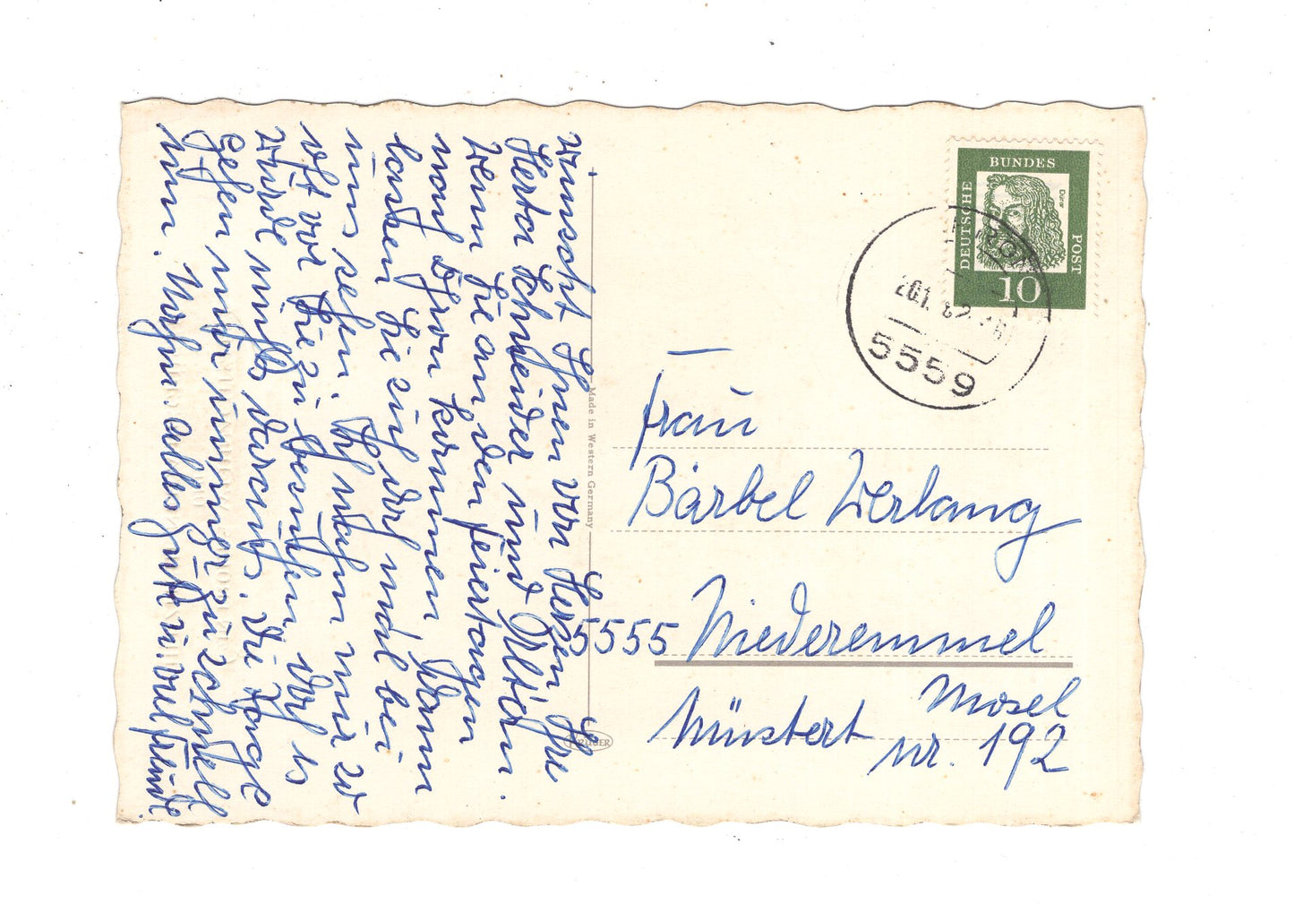 Ansichtskarte Feiertage / Frohe Weihnachten / K1-61