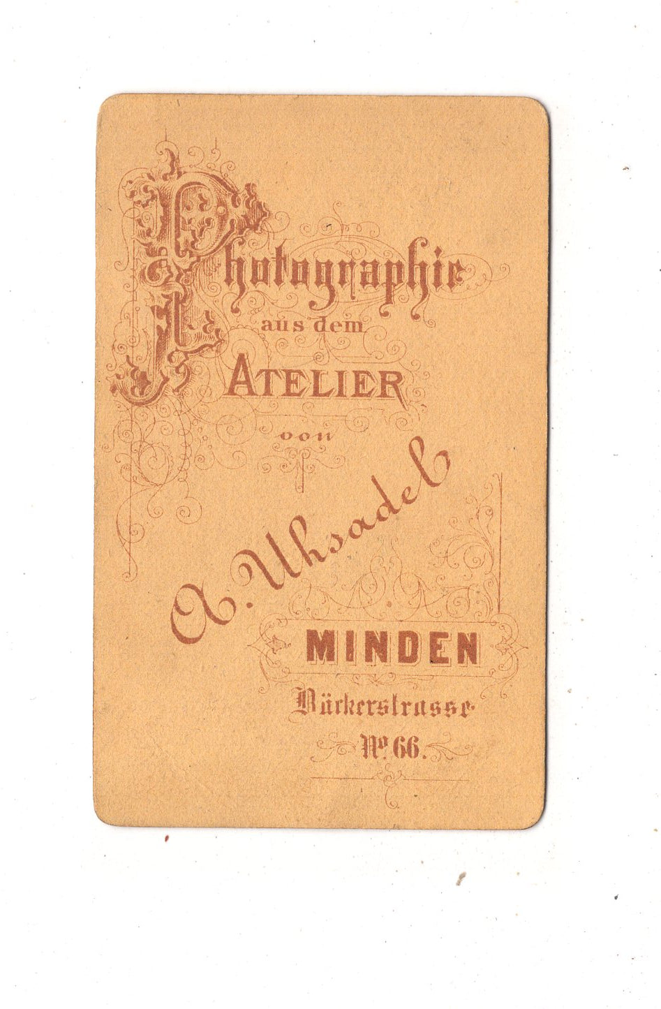 Fotografie Niedliches kleines Mädchen - Minden 1860er / CDV M1-27