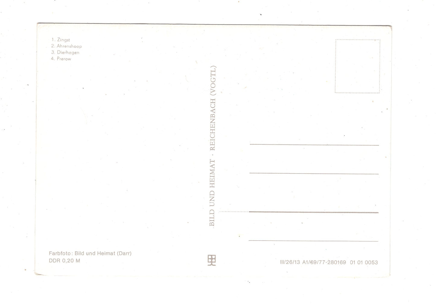 Ansichtskarte Ostsee / Zingst / Dierhagen +++ / K1-58