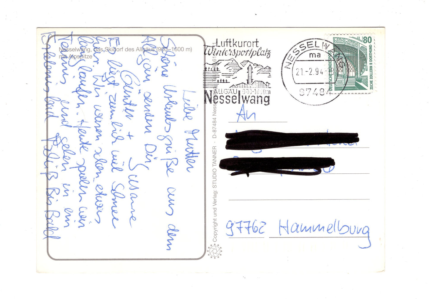 Ansichtskarte Nesselwang im Allgäu / H1-55