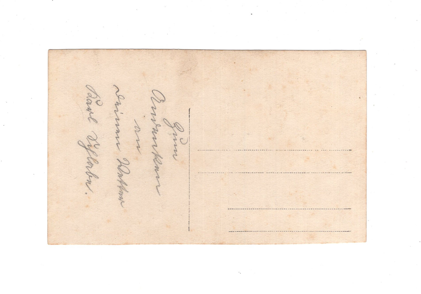 Ansichtskarte / Foto / Portraitfoto Soldat mit Widmung