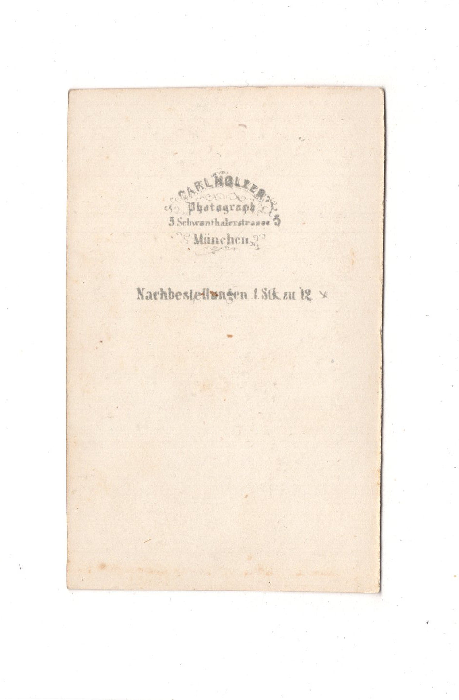 Fotografie Herrenportrait - München um 1860 / CDV C1-22