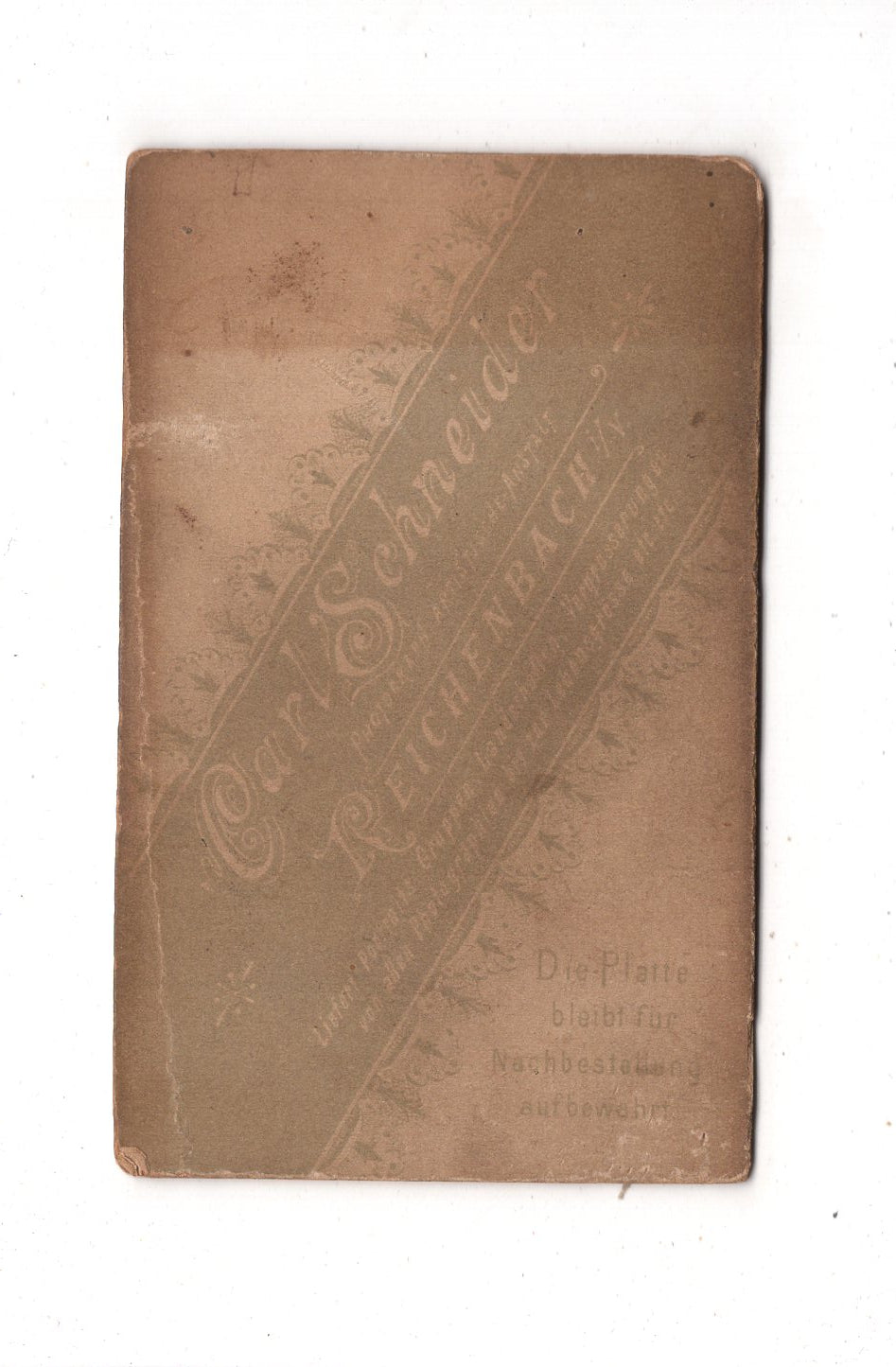 Fotografie Schönes Kinderbild / Baby - Reichenbach 1890er / CDV N1-10