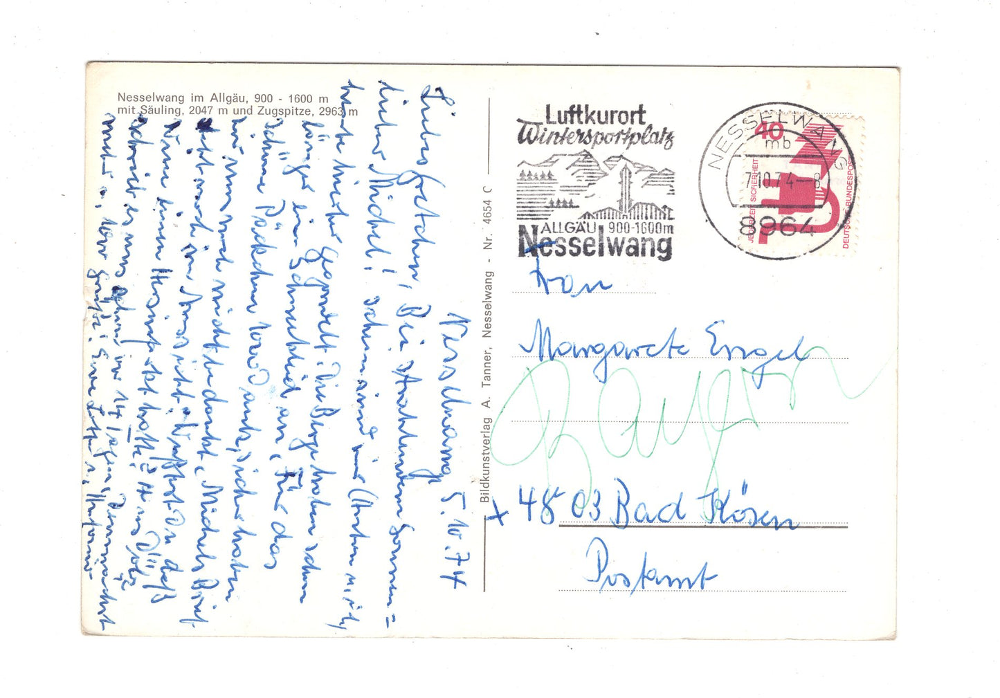 Ansichtskarte Nesselwang im Allgäu / H1-55