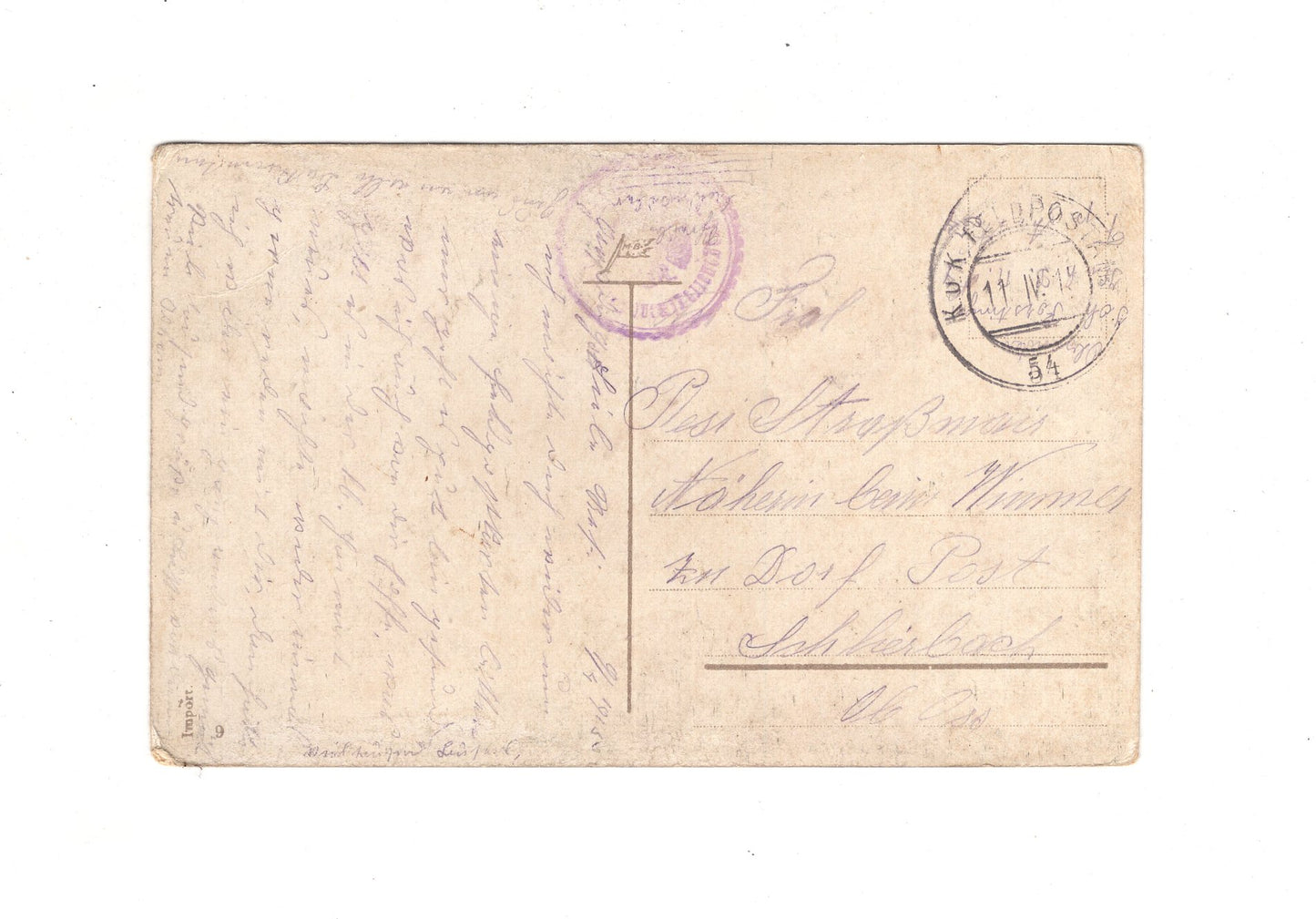 Ansichtskarte / Feldpost / Niederlage der russ. Armee in den Masurischen Seen - 1915