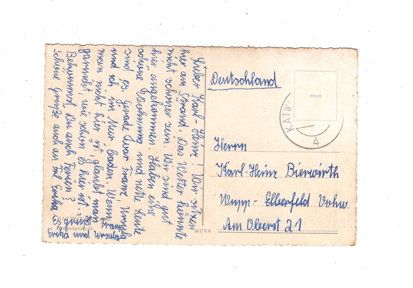 Ansichtskarte Katwijk aan Zee / Niederlande / M1-69